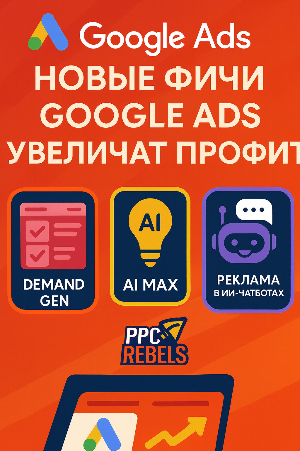 Новые фичи Google Ads 2025: Demand Gen, AI Max и чатботы