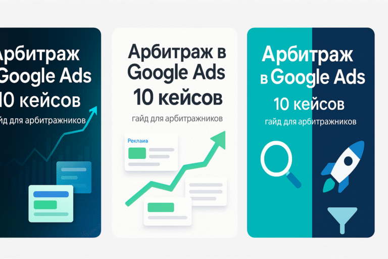 Арбитраж в Google Ads — 10 кейсов: связки, сетапы, ROI