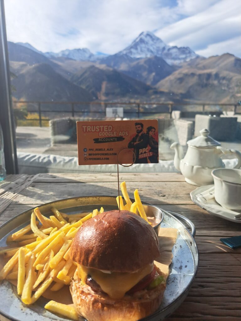 PPC Rebels Ad on Mountain Burger Meal