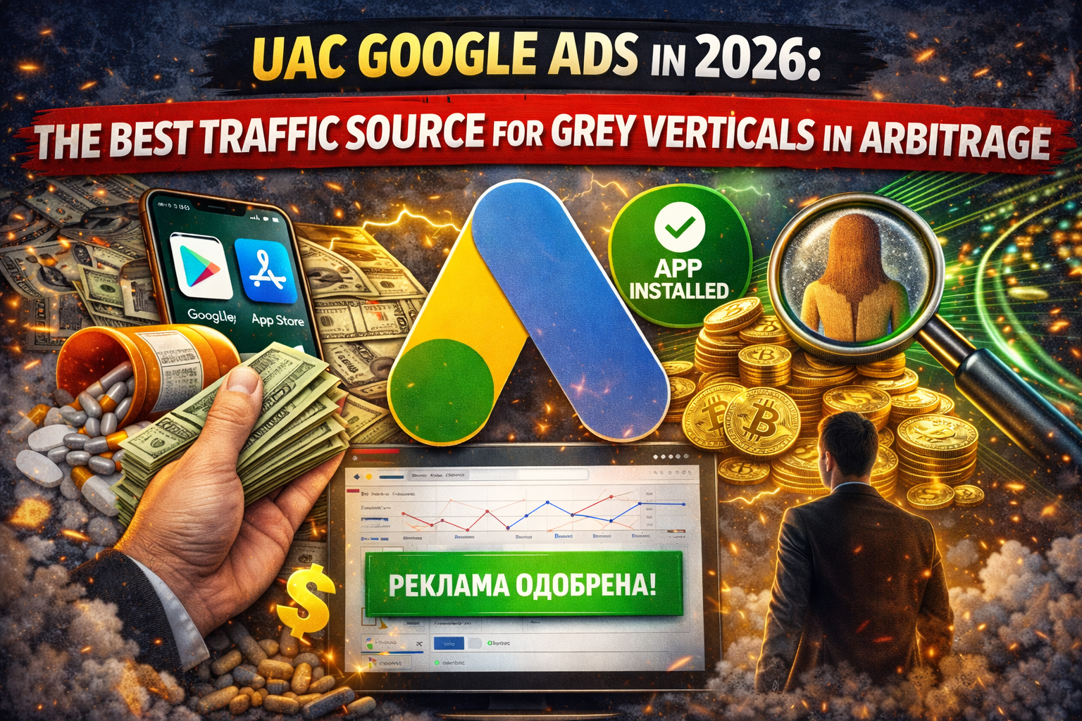UAC Google Ads in 2026: The Best Traffic Source for Grey Verticals in Arbitrage