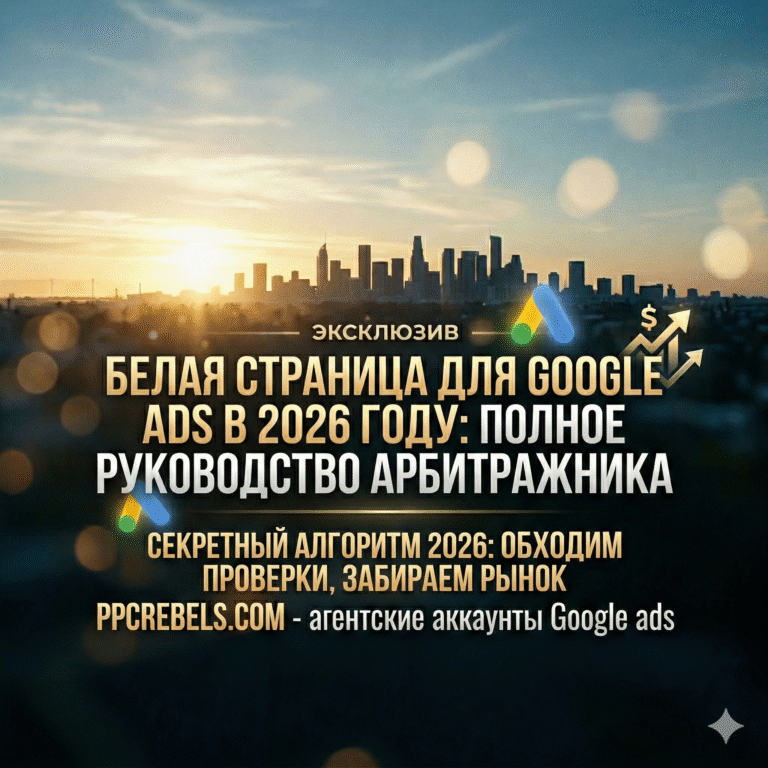 Белая страница для Google Ads 2026: как создать и не словить бан