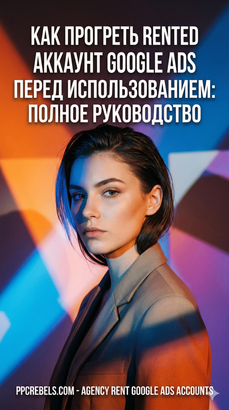 Как прогреть rented аккаунт Google Ads перед использованием — полное руководство 2026