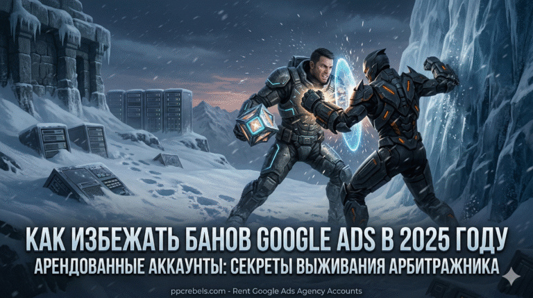 Как избежать банов при использовании Google Ads rented accounts в 2026 году