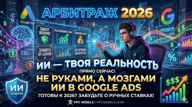 ИИ в Google Ads 2026: как арбитражнику автоматизировать кампании и не словить бан