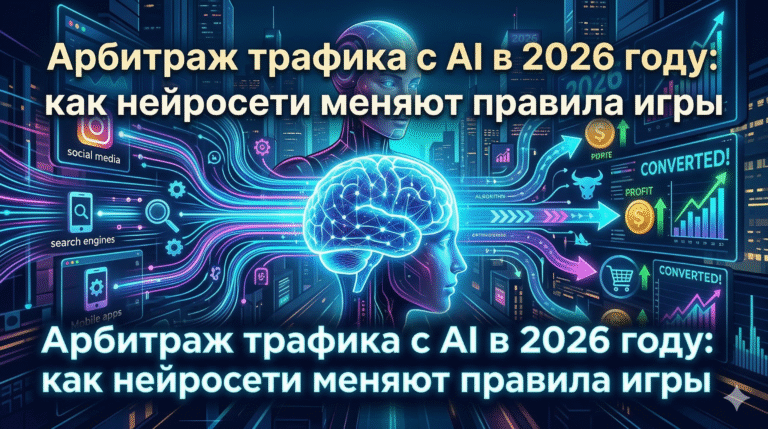 Арбитраж трафика с AI в 2026 году: как нейросети меняют правила игры