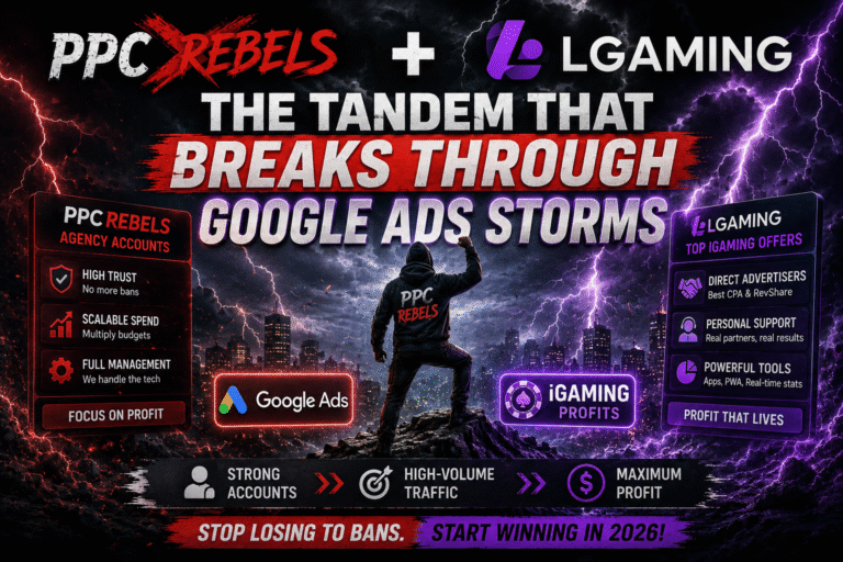 PPC Rebels and LGaming: The Secret Combo for iGaming Scaling in Google Ads 2026