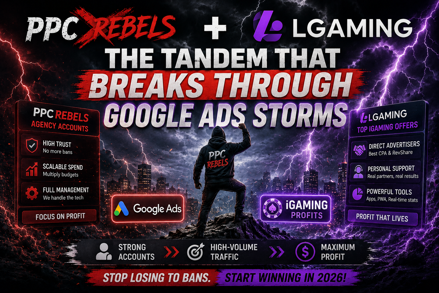PPC Rebels and LGaming: The Secret Combo for iGaming Scaling in Google Ads 2026