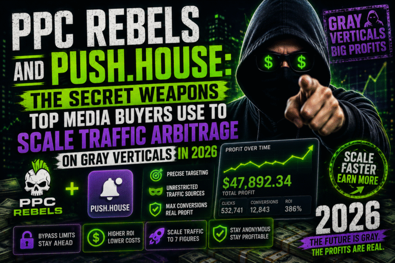 PPC Rebels and Push.House: The Secret Weapons Top Media Buyers Use to Scale Traffic Arbitrage on Gray Verticals in 2026
