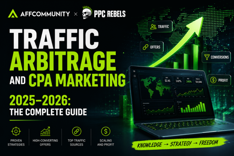 Traffic Arbitrage and CPA Marketing 2026: Complete Guide from Affcommunity & PPC Rebels