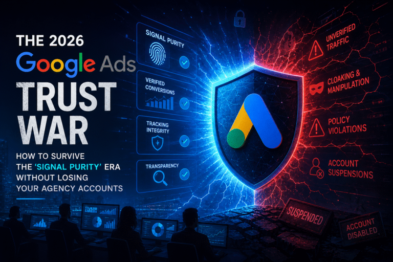 The 2026 Google Ads Trust War: How to Survive the 'Signal Purity' Era