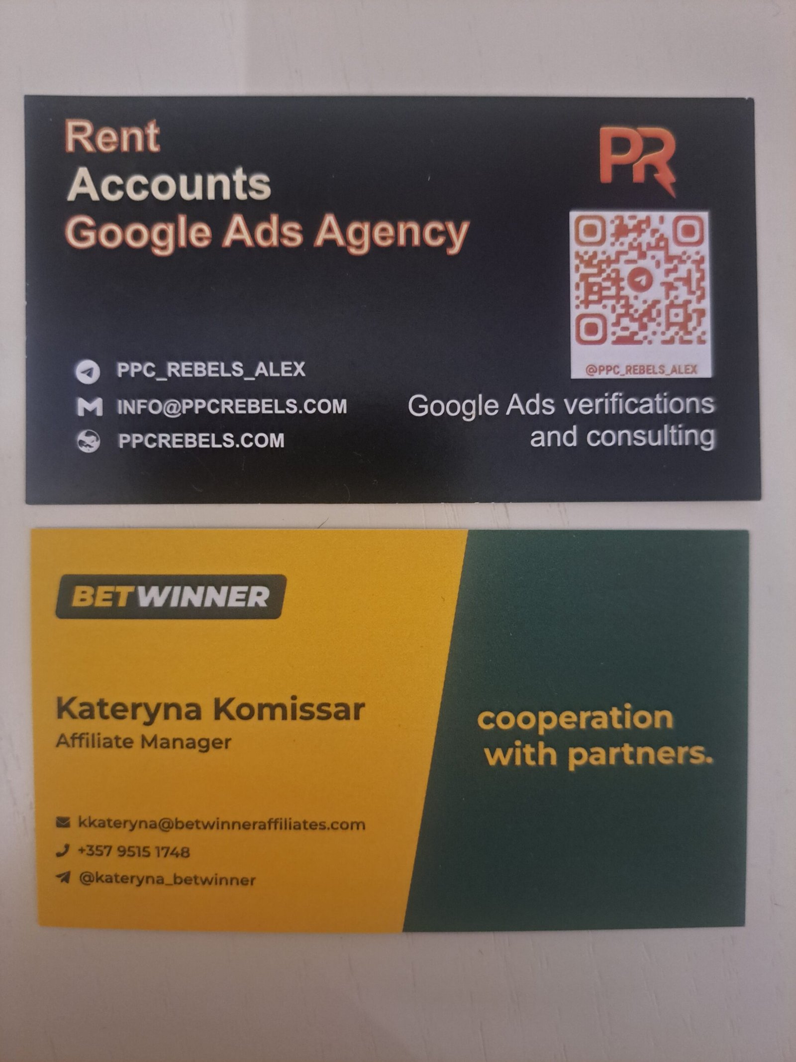BetWinner Affiliates — Kateryna Komissar, Affiliate Manager @kateryna_betwinner. MAC Yerevan 2026