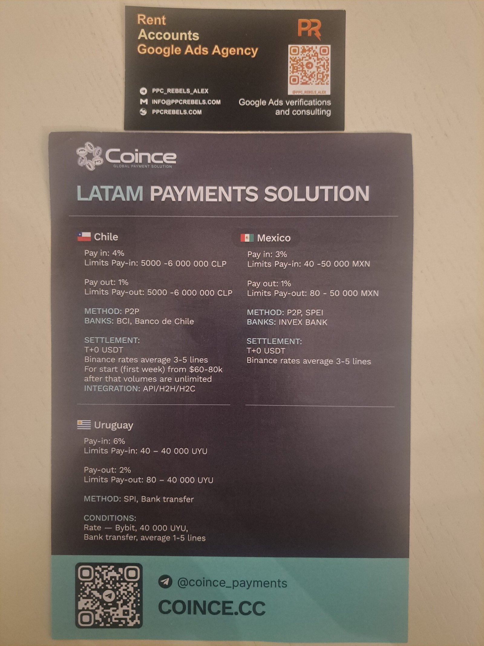 Coince Global Payment Solution: LATAM Payments — Чили, Мексика, Уругвай. MAC Yerevan 2026