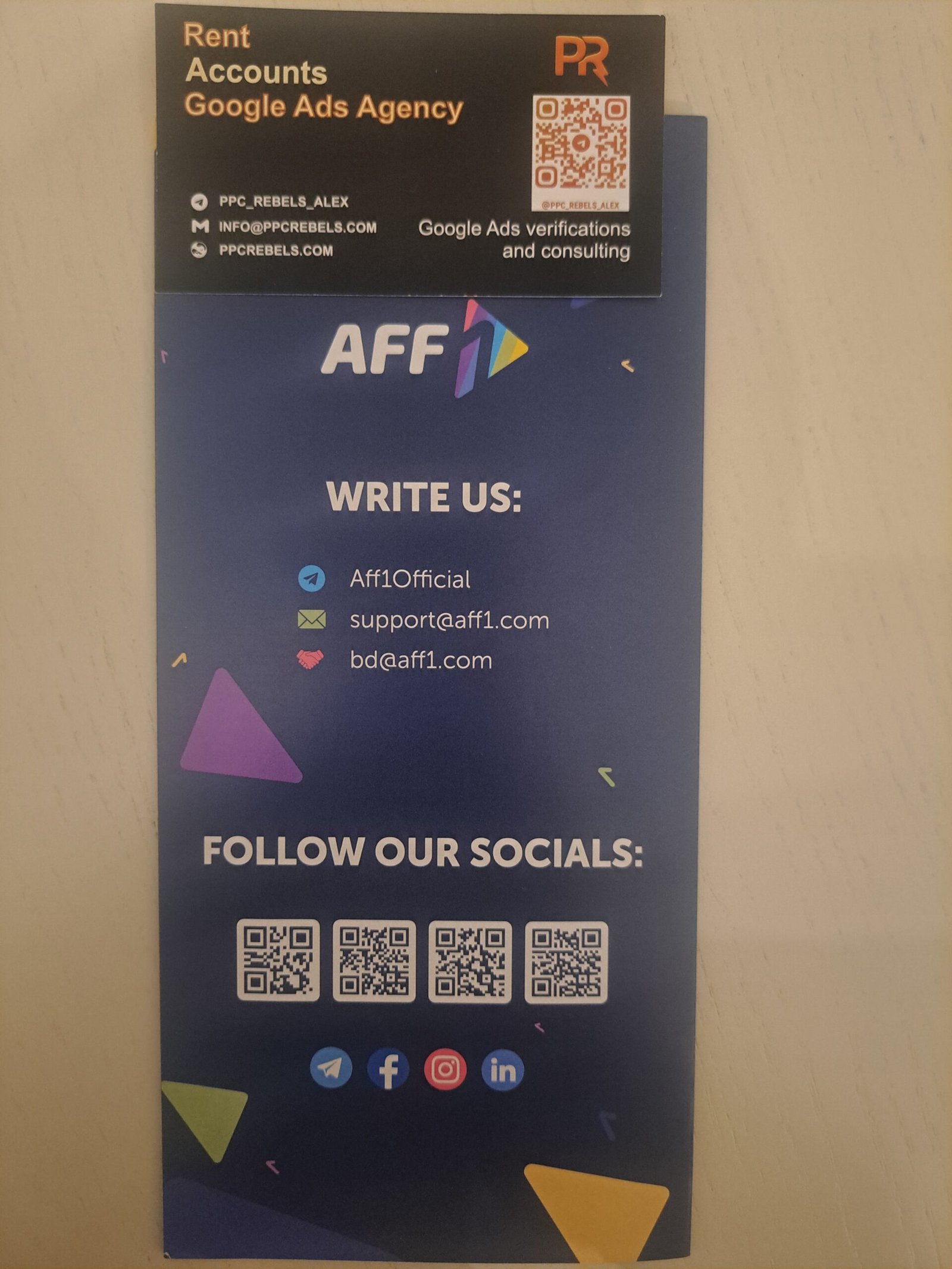 AFF1 партнёрская сеть — контакты Telegram Aff1Official, MAC Affiliate Ереван 2026