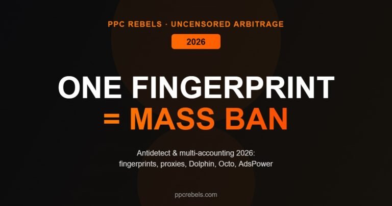 Antidetect browsers and multi-accounting for Google Ads 2026