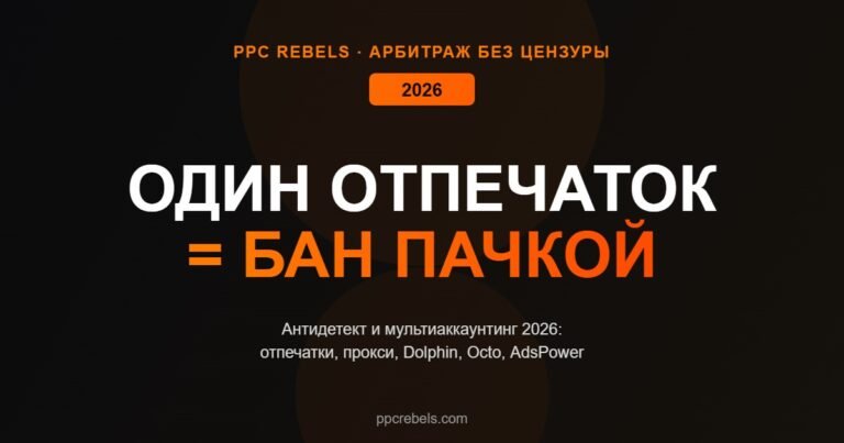 Антидетект-браузеры и мультиаккаунтинг для Google Ads 2026