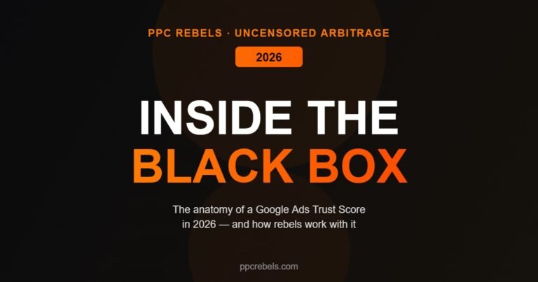 Google Ads Trust Score anatomy 2026