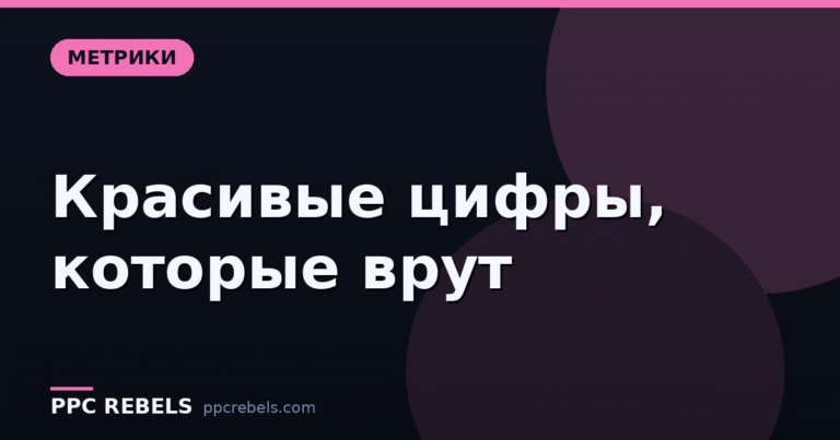 Метрики тщеславия: на какие цифры в отчётах смотреть не стоит