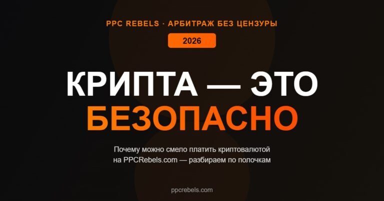 Оплата криптовалютой на PPCRebels.com