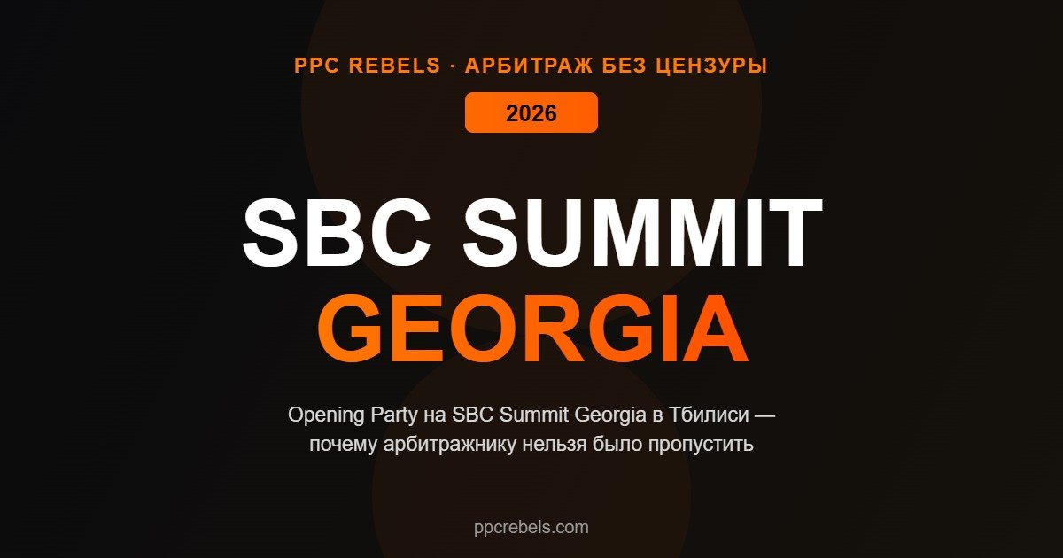 SBC Summit Georgia Opening Party PPC Rebels