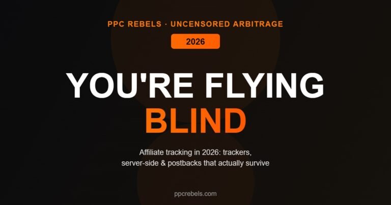 Affiliate tracking stack 2026