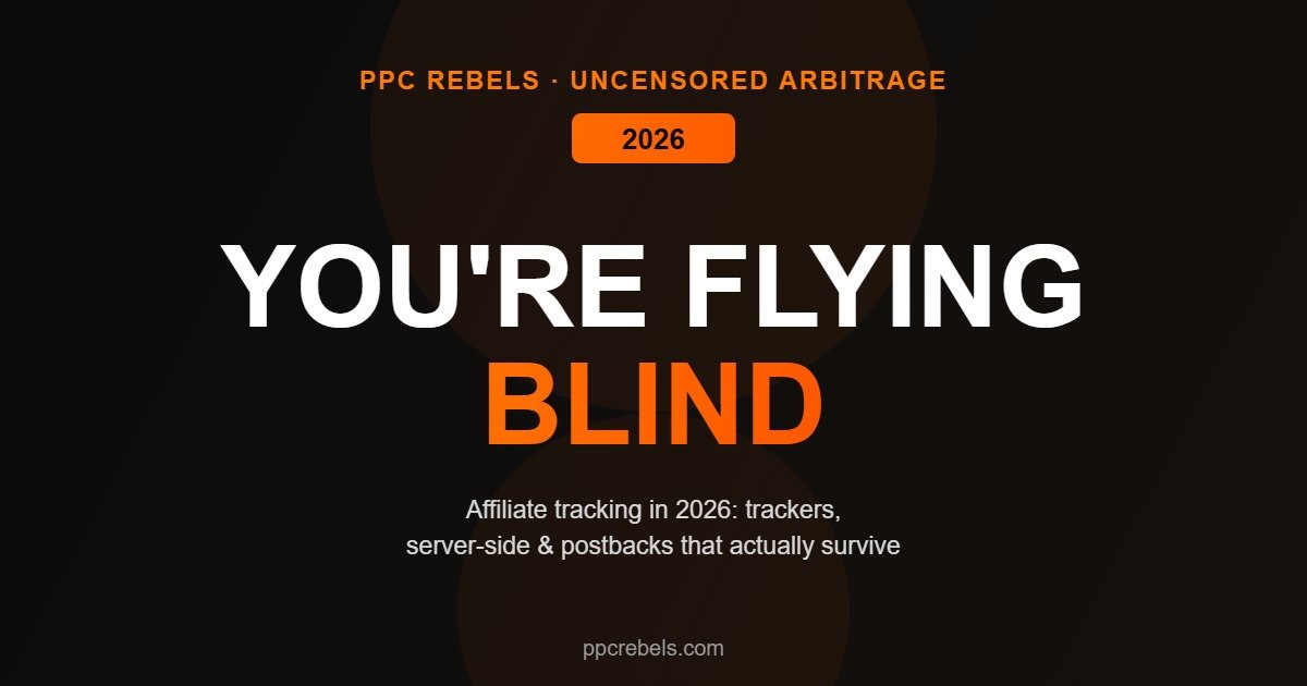 Affiliate tracking stack 2026