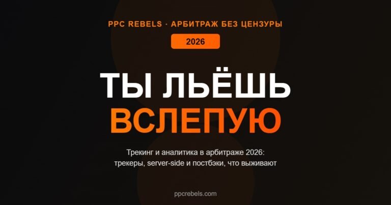 Трекинг и аналитика в арбитраже трафика 2026
