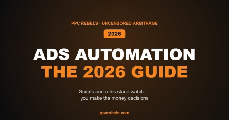 Google Ads automation in 2026: scripts and rules