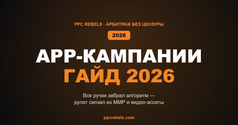 App-кампании в 2026: сигнал, ассеты, LTV