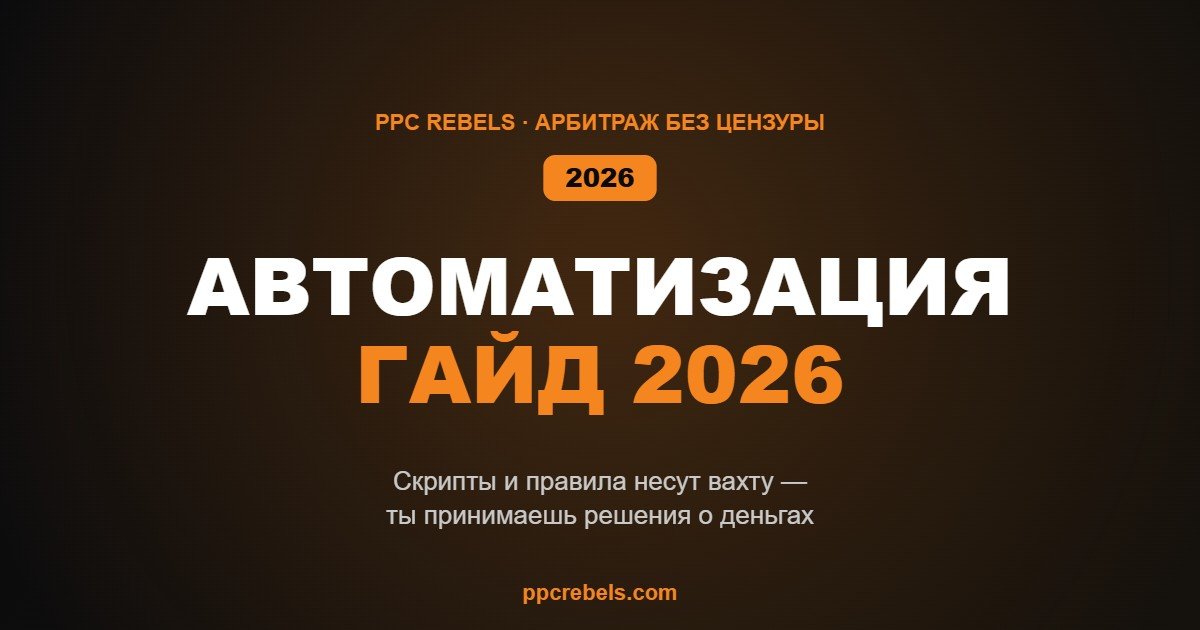 Автоматизация Google Ads в 2026: скрипты и правила