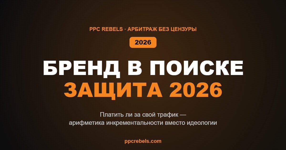 Брендовая защита в поиске в 2026