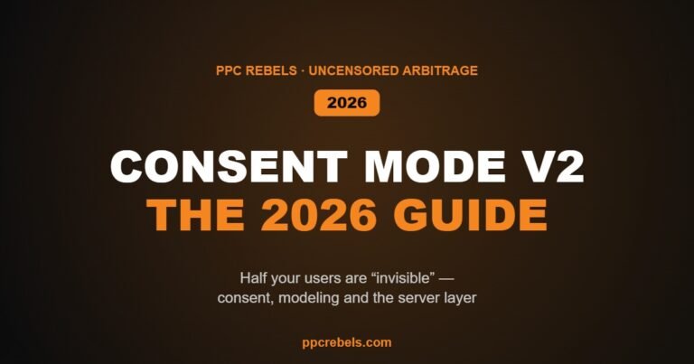 Consent Mode v2 and privacy in 2026