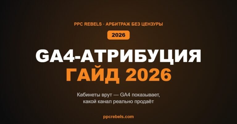 GA4-атрибуция для медиабайера в 2026