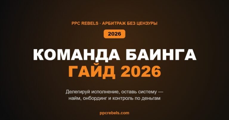 Найм и делегирование баинга в 2026