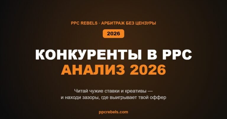 Конкурентный анализ в PPC в 2026