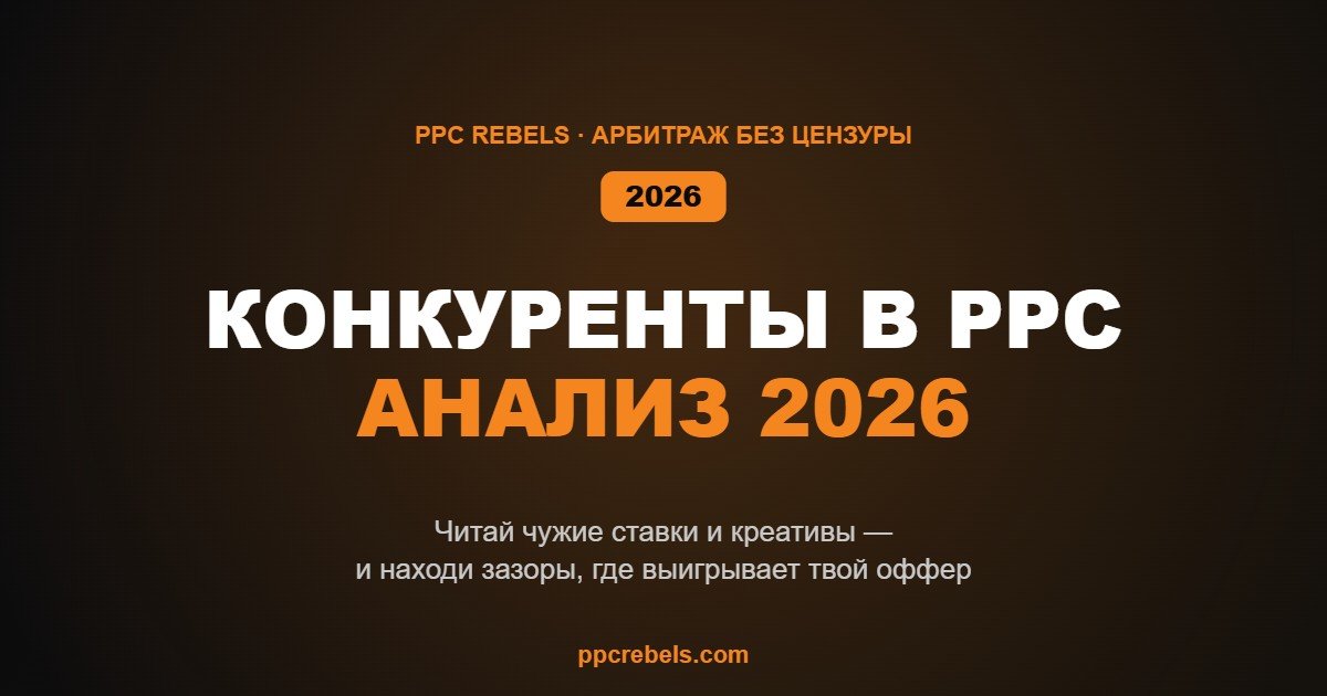 Конкурентный анализ в PPC в 2026