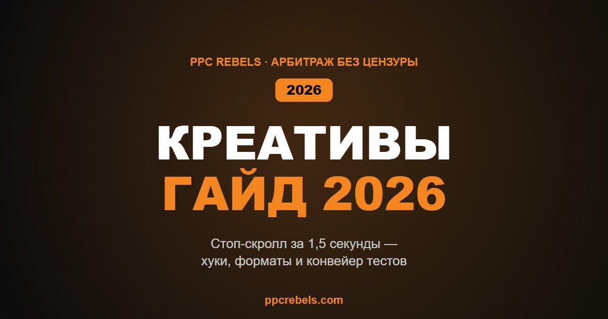 Рекламные креативы для лент в 2026