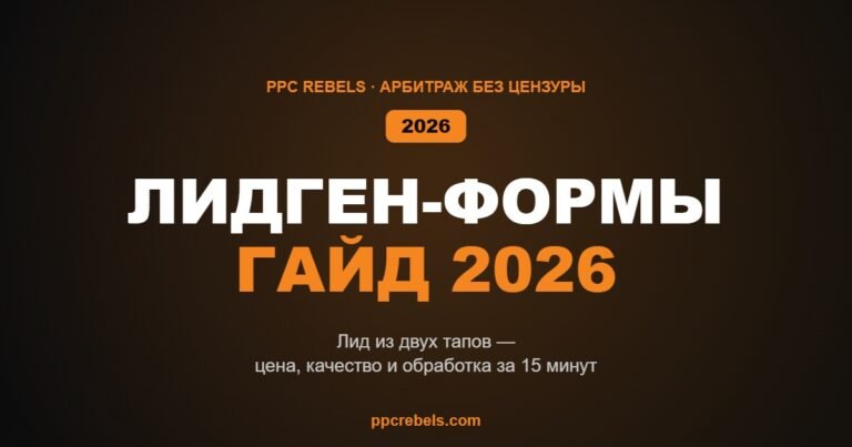 Лидген-формы в 2026: цена, качество, обработка