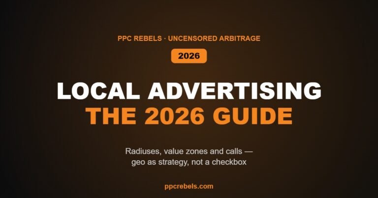 Local advertising in 2026: geotargeting as strategy