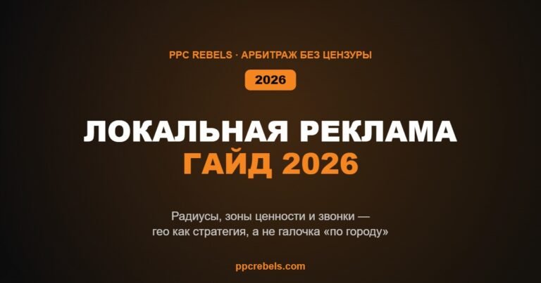 Локальная реклама в 2026: геотаргетинг как стратегия