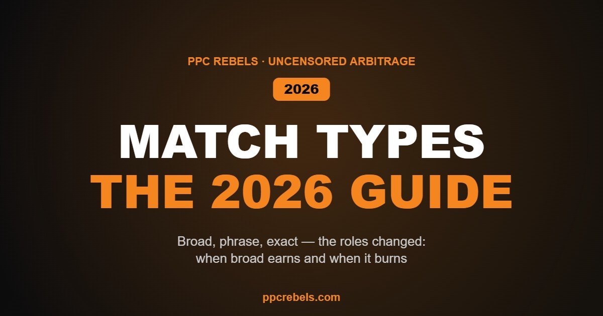Keyword match types in 2026