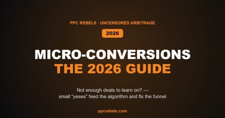 Micro-conversions and funnel optimization in 2026