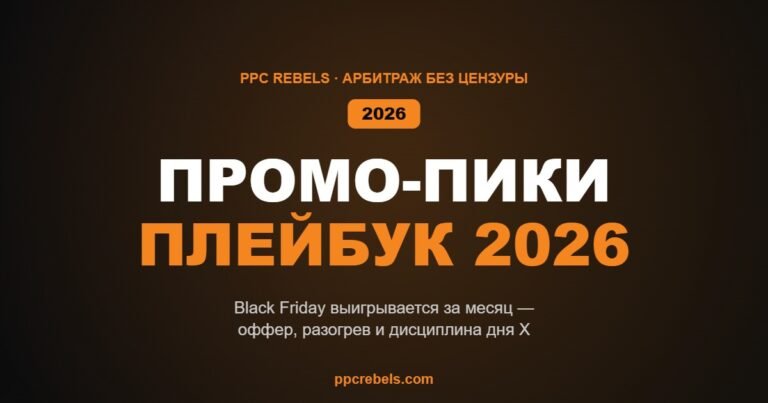Подготовка к промо-пикам и Black Friday в 2026