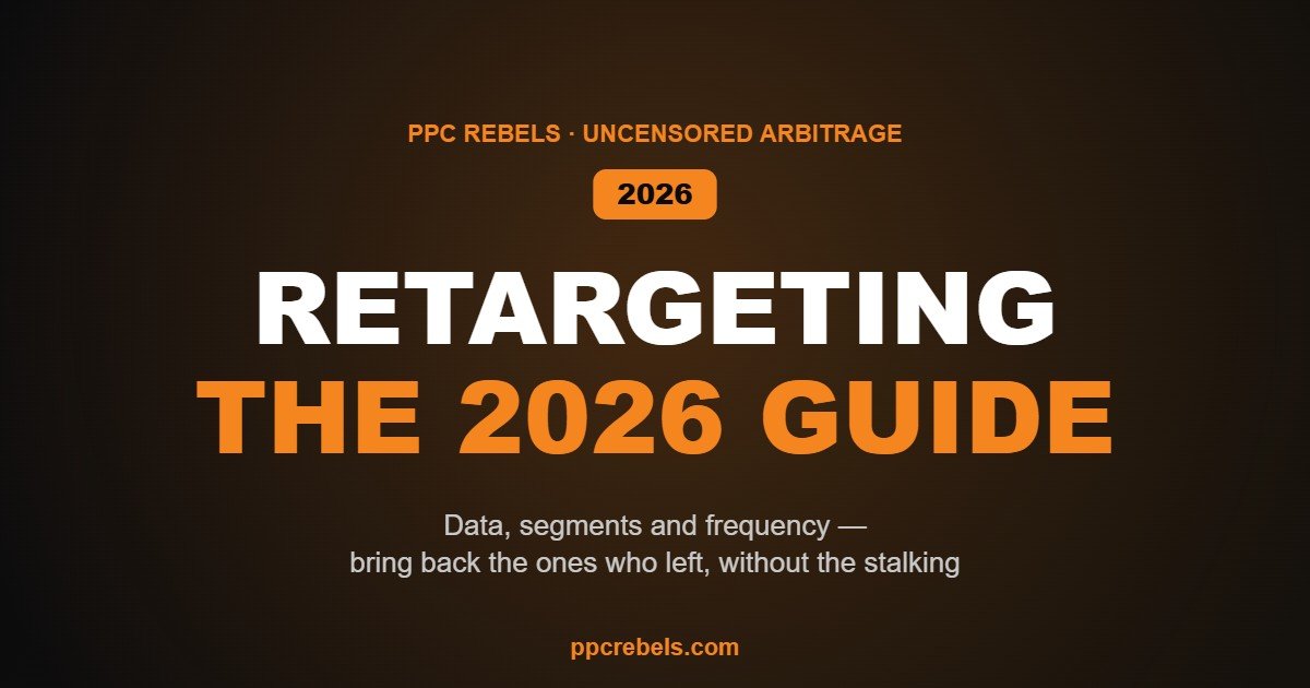 Retargeting in 2026: segments, frequency and incrementality