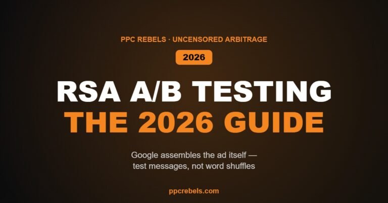 RSA ad A/B testing in 2026