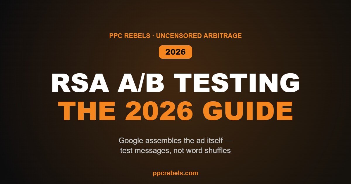 RSA ad A/B testing in 2026