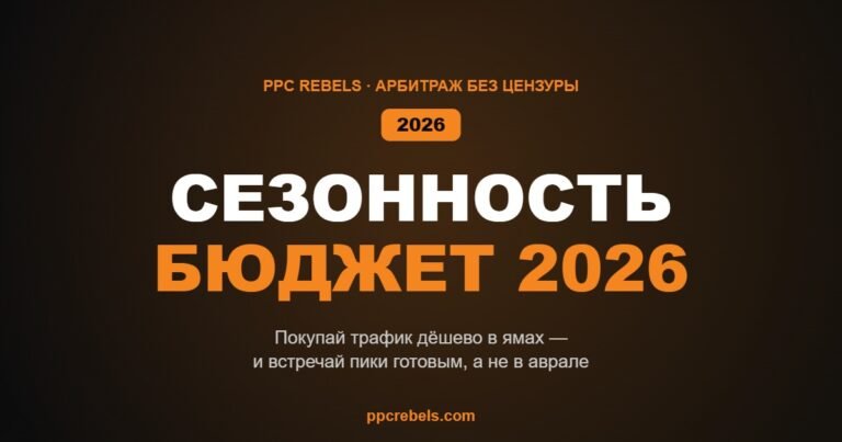 Сезонность и планирование бюджета в 2026