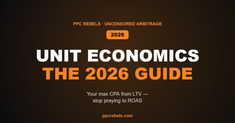 Media buying unit economics in 2026