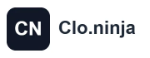 Clo ninja — логотип сервиса | каталог сервисов для арбитража трафика PPC Rebels