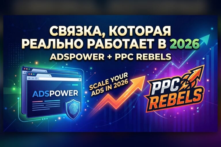 AdsPower и PPC Rebels — связка антидетект-браузера и трастовых аккаунтов Google Ads в 2026
