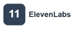 ElevenLabs AI — логотип сервиса | каталог сервисов для арбитража трафика PPC Rebels